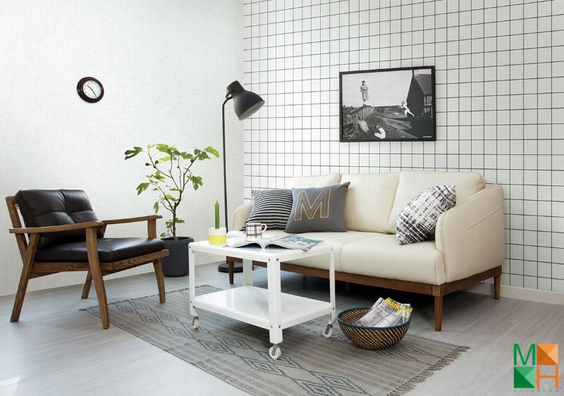 Giấy dán tường Hàn Quốc họa tiết kẻ caro 7033-1 7034-1 Giấy dán tường Hàn Quốc họa tiết kẻ caro 7033-1 7034-1